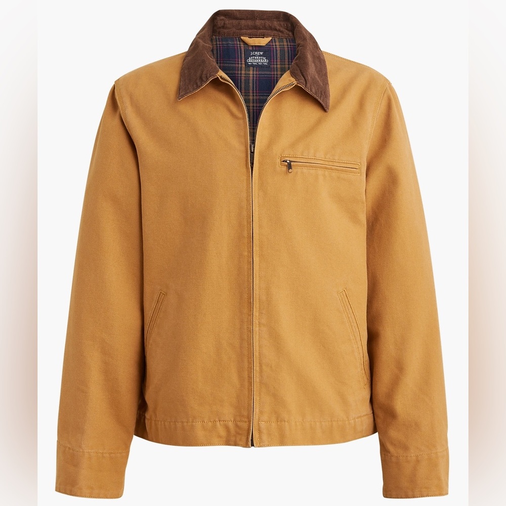 J Crew Factory Canvas Work Jacket